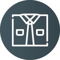 Shirt kreatives Icon-Design vektor