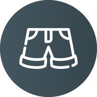 Shorts kreatives Icon-Design vektor