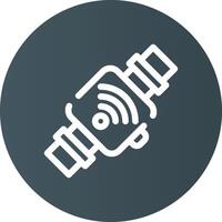 Smartwatch kreatives Icon-Design vektor