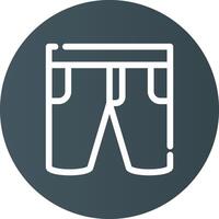 Shorts kreatives Icon-Design vektor