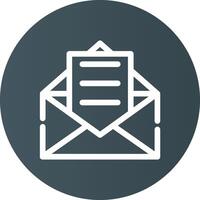 E-Mail kreatives Icon-Design vektor