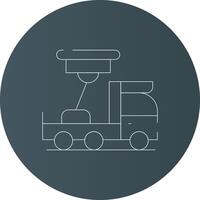 kreatives Icon-Design für Leiterwagen vektor