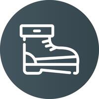 Stiefel kreatives Icon-Design vektor