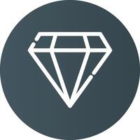 Diamant kreatives Icon-Design vektor