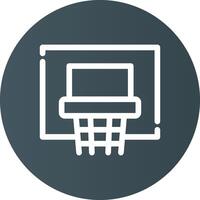 Basketball kreatives Icon-Design vektor