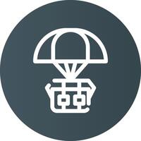 Airdrop kreatives Icon-Design vektor