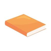 Schulbuch Cover Orange vektor