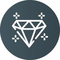 Diamant kreatives Icon-Design vektor