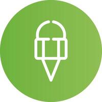 Eis kreatives Icon-Design vektor