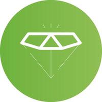 Diamant kreatives Icon-Design vektor