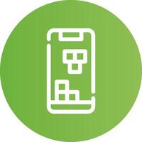 Handy, Mobiltelefon Spielen kreativ Symbol Design vektor