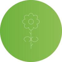 kreatives Icon-Design mit Blumen vektor