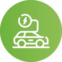 elektronisch Auto kreativ Symbol Design vektor