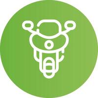 Motorrad kreativ Symbol Design vektor