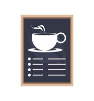 Coffeeshop-Menü vektor