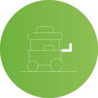 Food Cart kreatives Icon-Design vektor