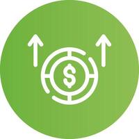 Cashflow kreatives Icon-Design vektor