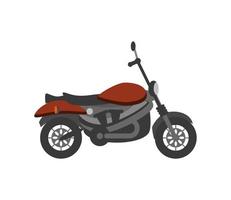 Symbol für den Motorradtransport vektor