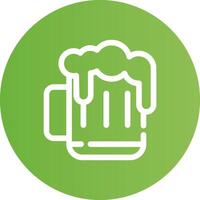 Bier kreatives Icon-Design vektor