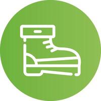 Stiefel kreatives Icon-Design vektor