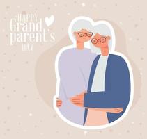 morföräldrar dag illustration vektor