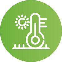 kreatives Icon-Design bei hohen Temperaturen vektor