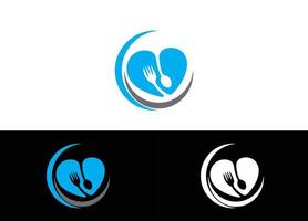 restaurang logotyp eller ikon design vektor bildmall