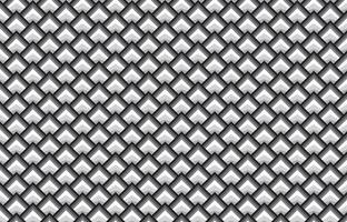 illustration mönster, abstrakt geometrisk stil. upprepa av grå lager i fyrkant Vinka på vit bakgrund. vektor