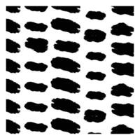 grov textur silhuetter samling abstrakt grunge vektor mönster