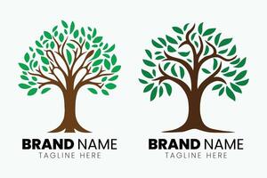 Baum Logo, Baum Vektor Illustration