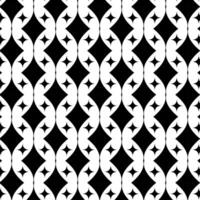 schwarz und Weiß Batik nahtlos Muster Vektor Hintergrund Design