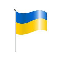 ukrainska flagga. vektor