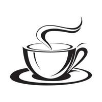 kaffe affär logotyp vektor design mall grafisk