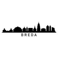 breda horisont illustrerade vektor