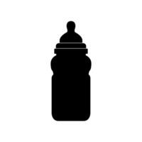 Baby Flasche illustriert auf Weiß Hintergrund vektor