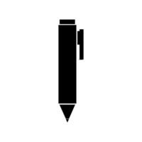 Kugelschreiber auf weißem Hintergrund vektor