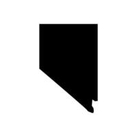 Nevada Karte illustriert auf Weiß Hintergrund vektor