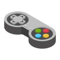 trendige Gamepad-Konzepte vektor