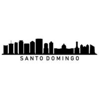 illustriert Santo Domingo Horizont vektor