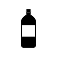 soda flaska illustrerade på vit bakgrund vektor