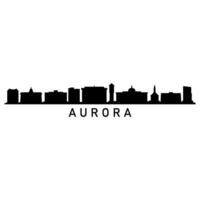 illustriert Aurora Horizont vektor