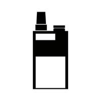 elektrisch Zigarette illustriert auf Weiß Hintergrund vektor