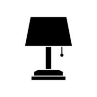 Tabelle Lampe illustriert auf Weiß Hintergrund vektor