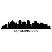 illustriert san bernardino Horizont vektor