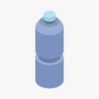 illustriert isometrisch Wasser Flasche vektor