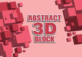 abstrakt pastell 3d form bakgrund vektor