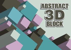 abstrakt pastell 3d form bakgrund vektor