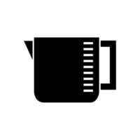 Messung Tasse illustriert auf Weiß Hintergrund vektor