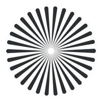 abstrakt Kreis gepunktet Mandala Illustration vektor