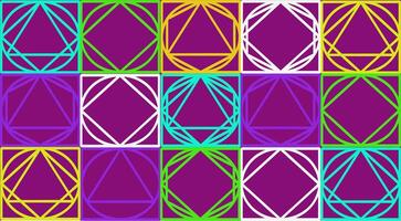 geometrisch Muster mit Formen, Tapete, Hintergrund vektor